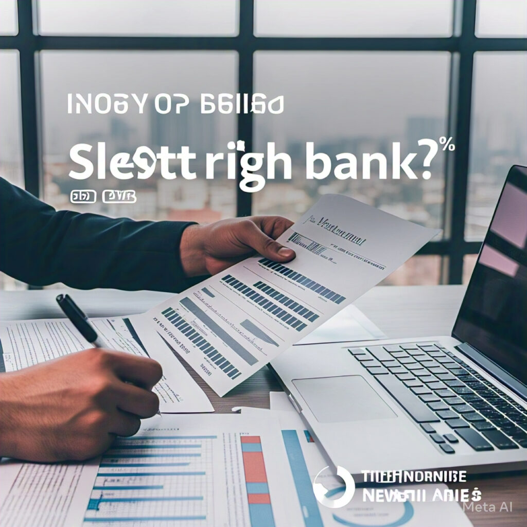 What are some of the things you should look for when selecting the right bank?